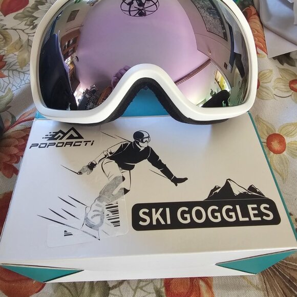 Polarized Spherical Ski Goggles 100% UV Protection - Picture 3 of 9